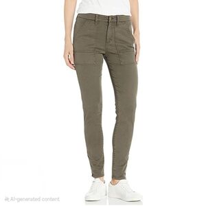 Daily Ritual Chino Pants 8 Dusty Olive Stretch Cotton Twill Fall Casual Look